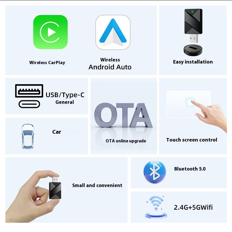 Carplay Wired To Wireless Box Android