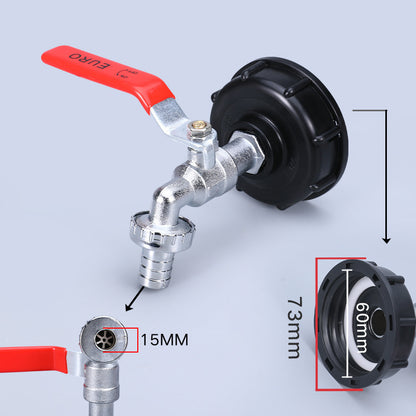 Ton Barrel Brass Faucet Adapter Cover Adapter