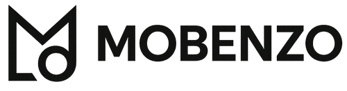 unique black logo for Mobenzo